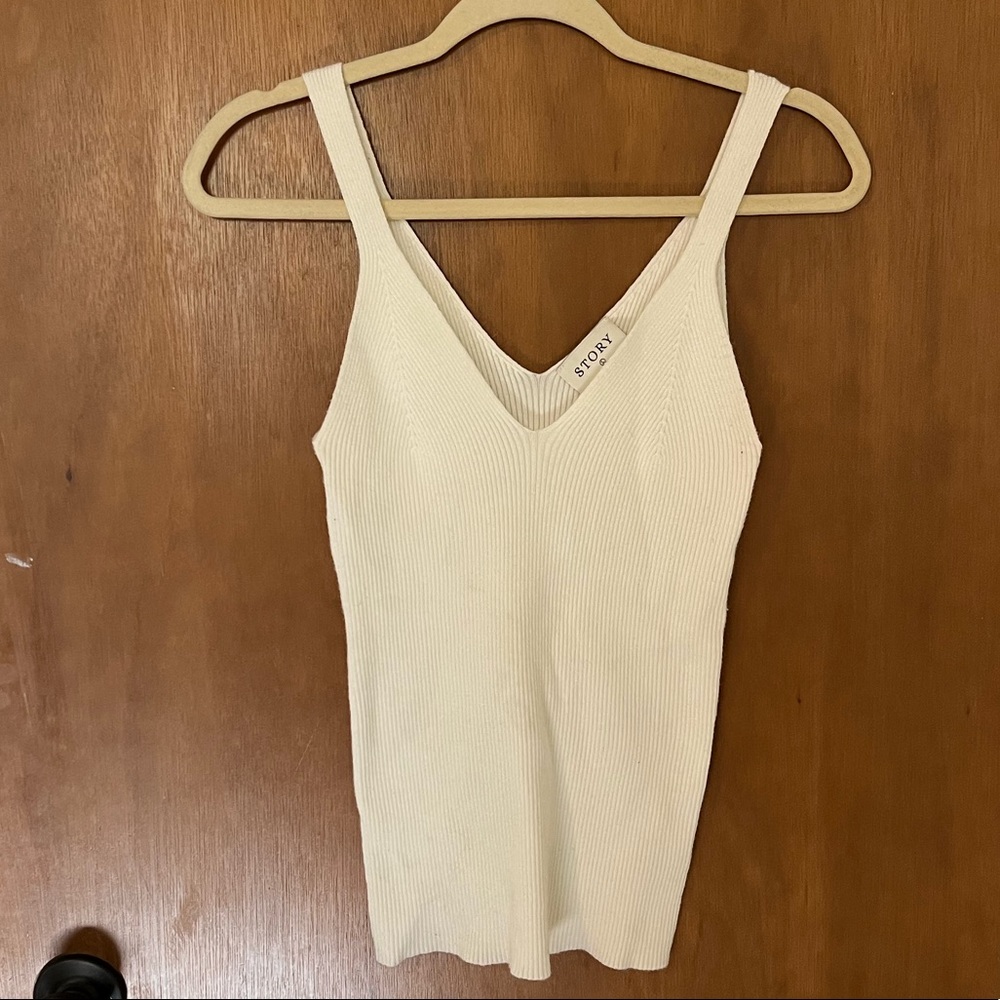 Knit tank top